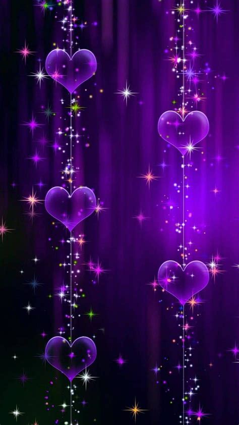 Descubrir 78 Fondo Morado Con Corazones Vn