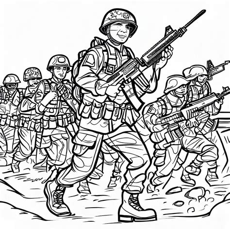 Desenhos De Ex Rcito Para Colorir Pintar E Imprimir Colorironline