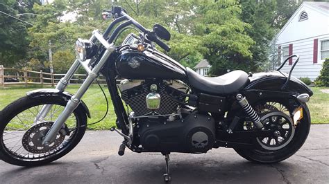 Harley Davidson Fxdwg Dyna Wide Glide Black Nanuet New York