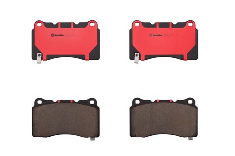 Brembo Front And Rear Ceramic Brake Pad Set Kit For Cadillac CTS V V8