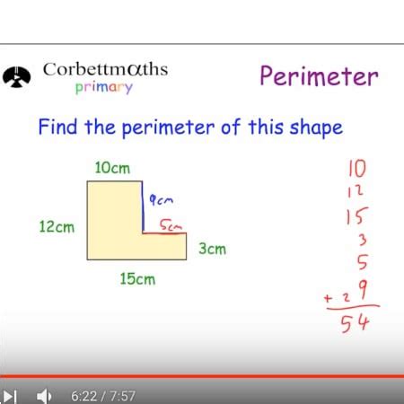 Perimeter Video Corbettmaths Primary