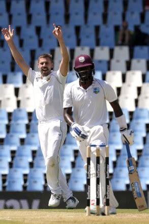 South Africas Bowler Anrich Nortje Left Editorial Stock Photo Stock