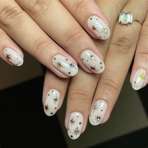 Starry Nail Art Ideas That Demand Attention New Years Nail Art