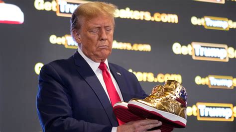 Trump Promotes 400 Sneakers After 450 Million Penalty In Fraud Case