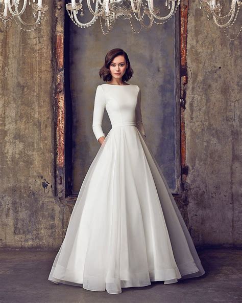 Elegant And Modest Wedding Dresses