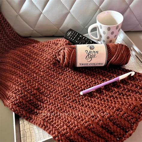 Easy Chunky Ribbed Crochet Blanket Pattern For Beginners Live Chill Life