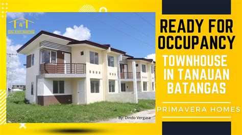 Ready For Occupancy Townhouse I Tanauan Batangas I Pagibig Financing