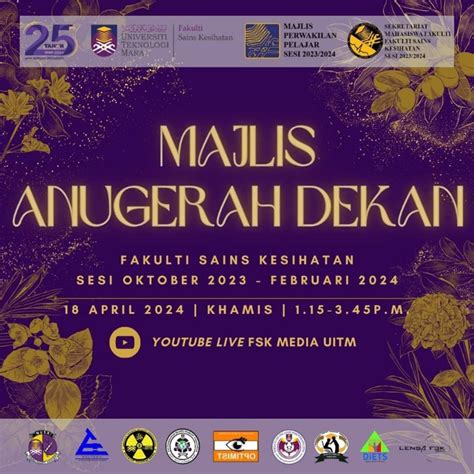 Majlis Anugerah Dekan Fakulti Sains Kesihatan Sesi Oktober 2023