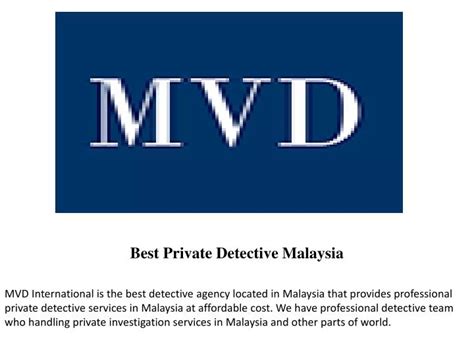 Ppt Best Private Detective Malaysia Powerpoint Presentation Free Download Id 8091206