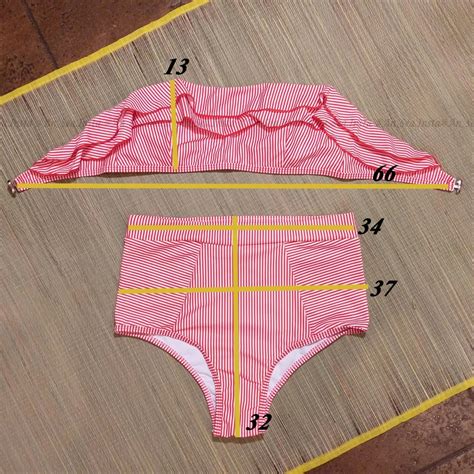 FREE SHIPPING High Waist Bikini Bandeau Swimwear Women Ruffle Swimsuit