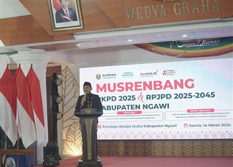 Pemerintah Kabupaten Ngawi Gelar MUSRENBANG RPJPD Tahun 2025 2045 Dan