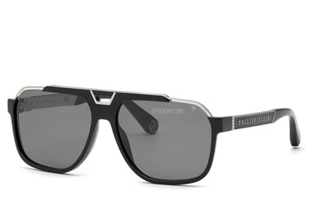 Sunglasses Philipp Plein Spp046m 0700 Man Free Shipping Shop Online