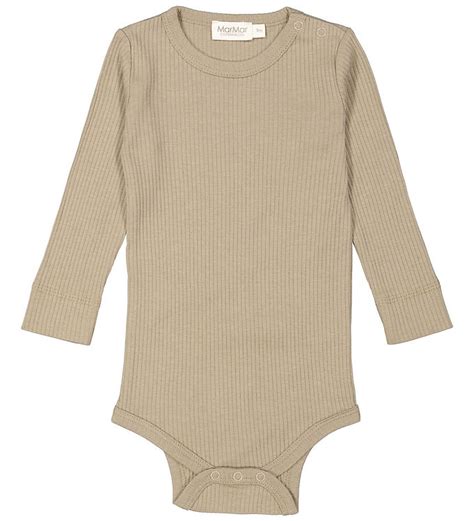 Marmar Bodysuit L S Modal Rib Driftwood Asap Shipping