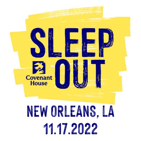 Sleep Out 2022 - Covenant House New Orleans