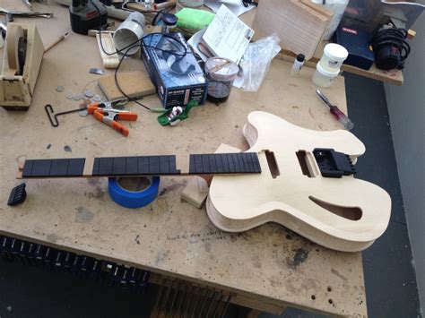 Ergo Design Archtop Guitar For Dan Phillips Construction Inside