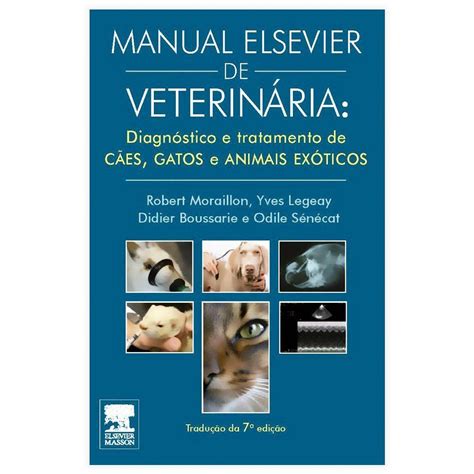 Livro Manual Elsevier de Medicina Veterinária 7ª Edição LojaSynth