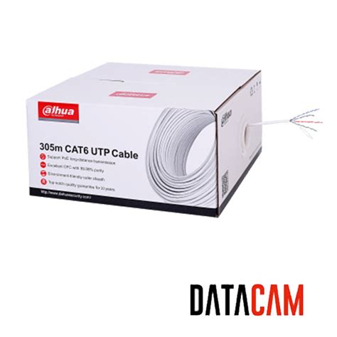 PFM920I 6UN C CABLE UTP CAT6 Color blanco Distribuidor DAHUA en Perú