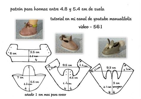 MANUALILOLIS Patrones de muñecas de trapo Patrones de zapatos de