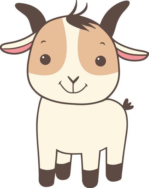 Cute Goat Clipart Design Illustration 48566469 Png