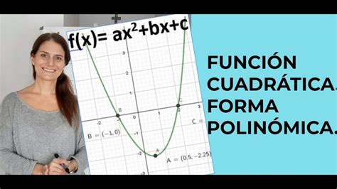 Función Cuadrática Forma Polinómica Youtube