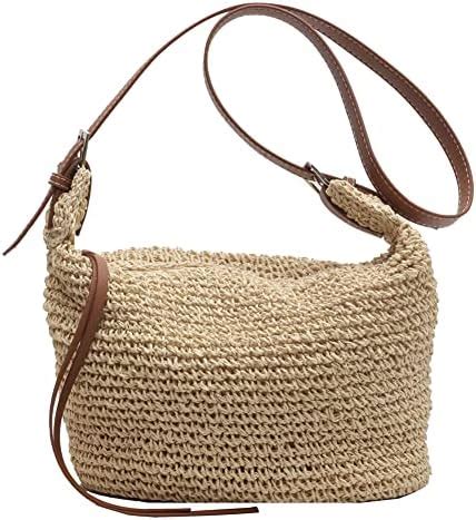 Tiaastap Sac Bandouli Re En Paille Pour Femme Grand Sac De Plage