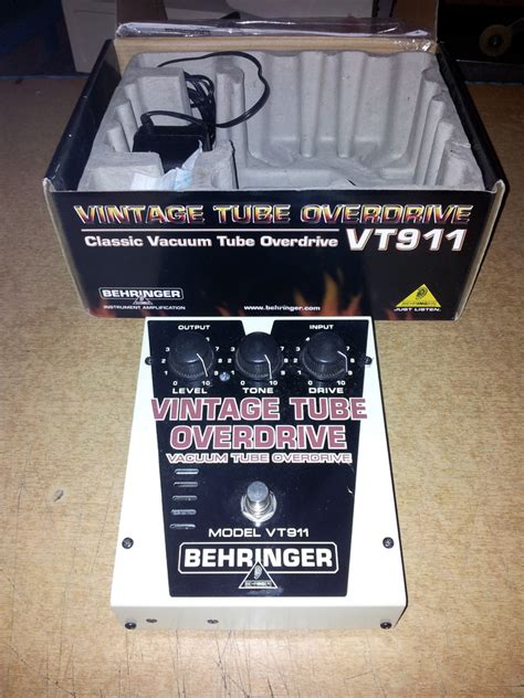 Behringer Vintage Tube Overdrive Vt Image Audiofanzine