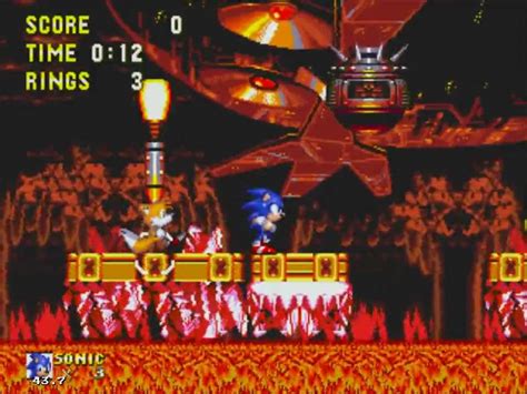 Sonic 3 & Knuckles-Lava Reef Zone Boss HD - YouTube