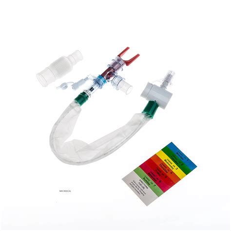 Closed Suction Catheter Automatic Flushing L Type H Double Swivel Elbow