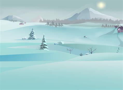 Ice landscape by Joko Studio on Dribbble