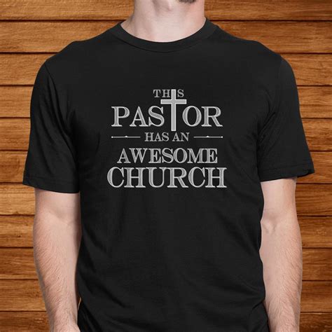 Funny Pastor Shirt Awesome Church Perfect Gift For Pastors Men Teeuni