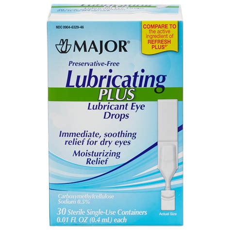 LUBRICATING PLUS DRY EYE DROPS