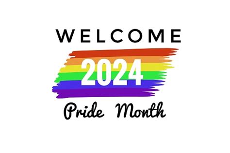 Welcome Pride Month 2024 Greeting Card Stock Illustration Download Image Now 2024 Abstract