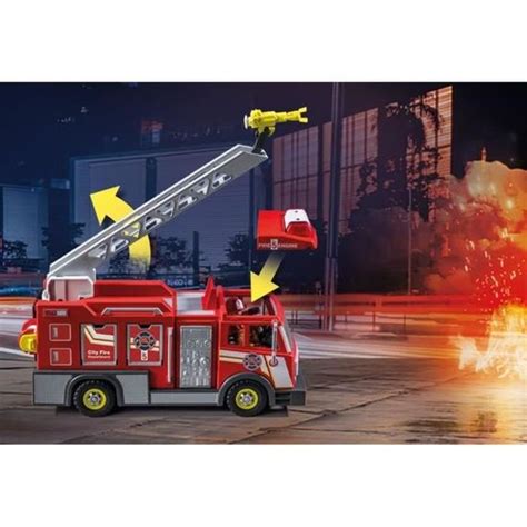 PLAYMOBIL 71233 City Action Camion De Pompiers Avec Grande