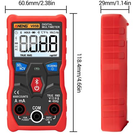 V B Digital Counts Analog Multimeter Ac Dc C Grandado