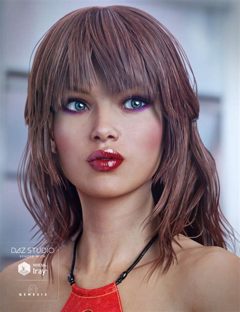 Skyla Hair For Genesis 3 And 8 Female S 3d Community