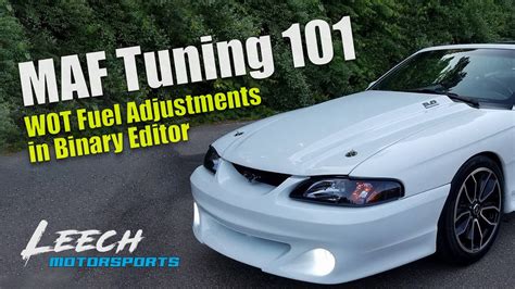 Maf Tuning 101 In Binary Editor Full Throttle Fueling Youtube