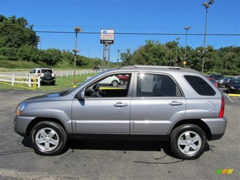 Steel Silver Kia Sportage Ex V Exterior Photo