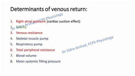 Cardiac Output Venous Return And Their Regulation Ppt