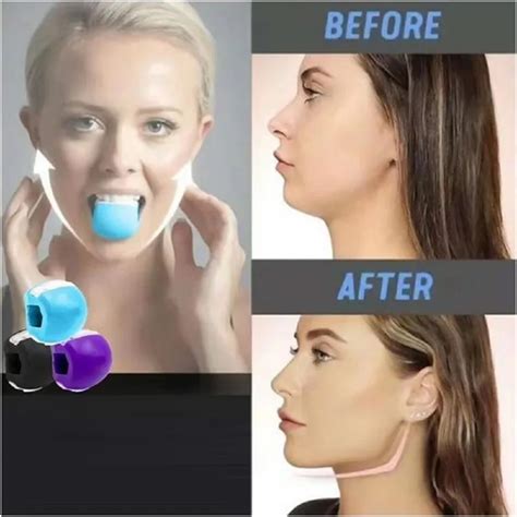 Promotional Fitness Ball Facial Silicone Jawline Jaw Line Exerciser For