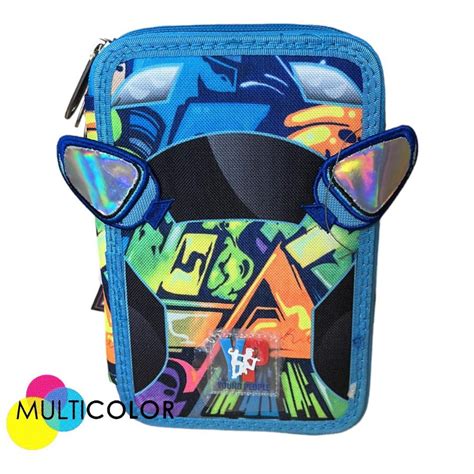 Astuccio Zip Premium Boy Multicolor Colorificio Cartoleria