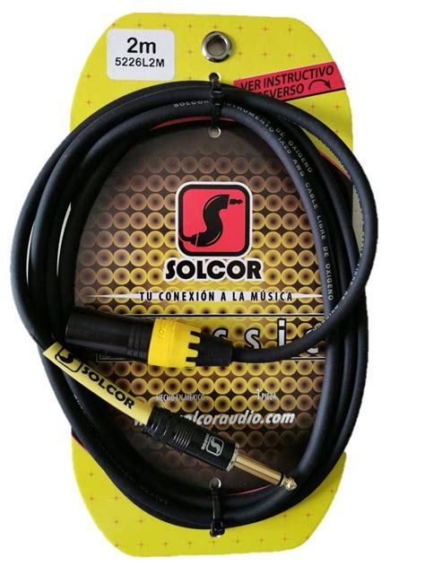 Cable Solcor Para Se Al Medusa Xlr Macho A Plug Metros Amazon