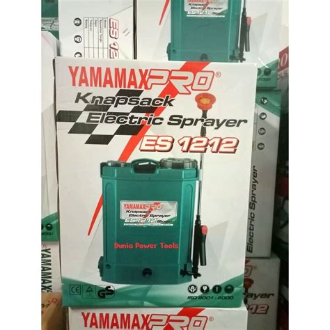 Jual Alat Semprot Hama Knapsack Power Sprayer Elektrik ES1212 YAMAMAX