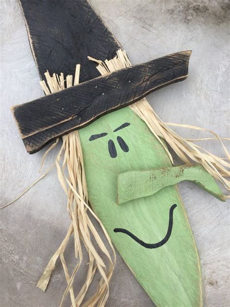 Wood Witch Halloween Wood Decor Witch Fall Pallet Signs Etsy Fall