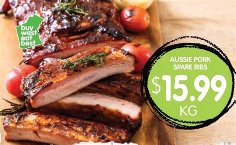 Aussie Pork Spare Ribs Per Kg Offer At Spudshed