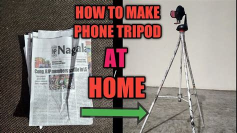 How To Make Tripod At Home Making Phone Tripod With Newspaper