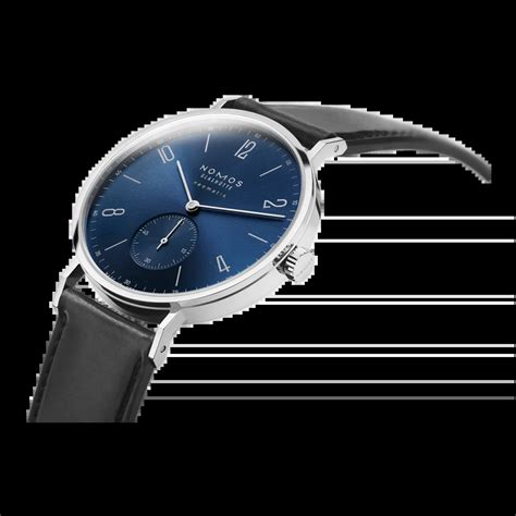 NOMOS Glashütte Tangente neomatik 39 Blue Gold Automatic Watch Blue