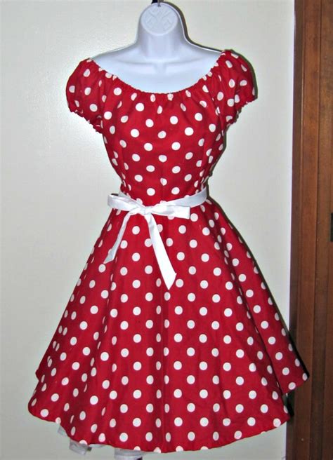 Items Similar To Polka Dot Swing Dress On Etsy