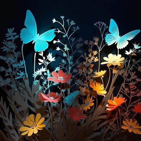 premium photo glow   dark wallpapers