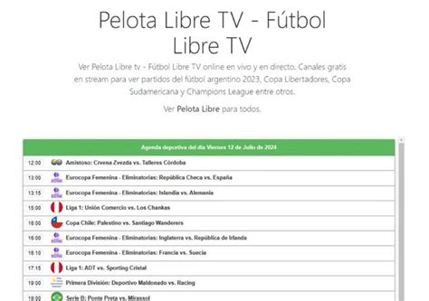 Pelota Libre O F Tbol Libre D Nde Ver Racing Newells En Vivo