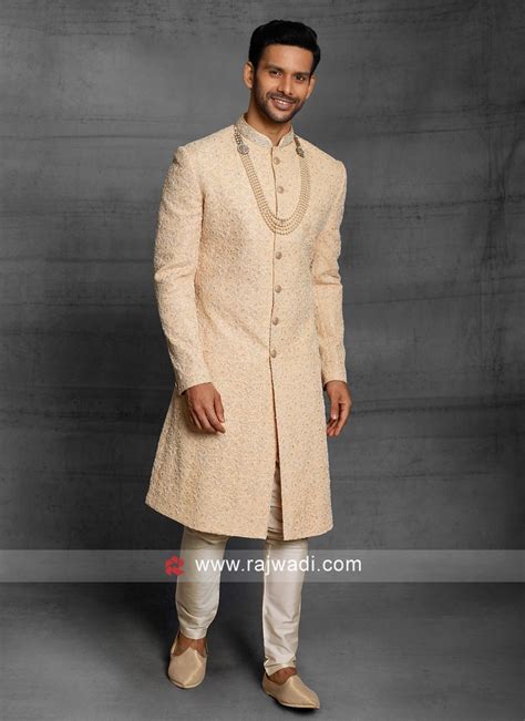 Gold Wedding Sherwani